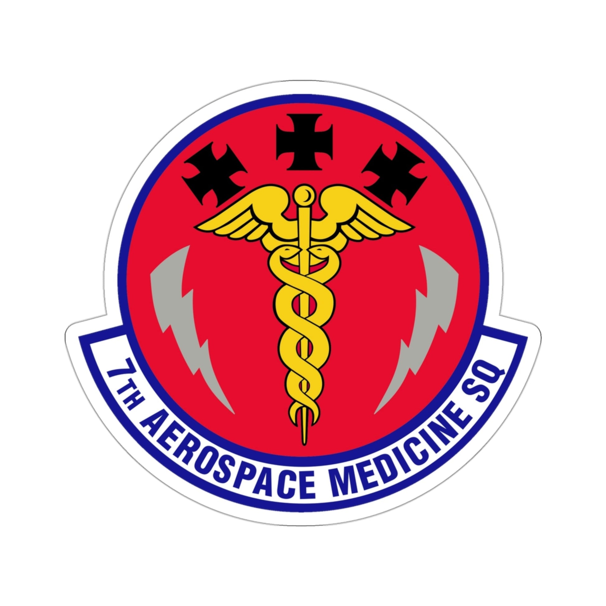 7th Aerospace Medicine Squadron (U.S. Air Force) STICKER Vinyl Die-Cut Decal-3 Inch-The Sticker Space