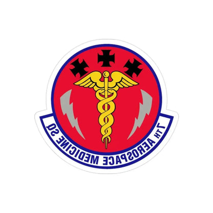 7th Aerospace Medicine Squadron (U.S. Air Force) REVERSE PRINT Transparent Die-Cut STICKER - The Sticker Space