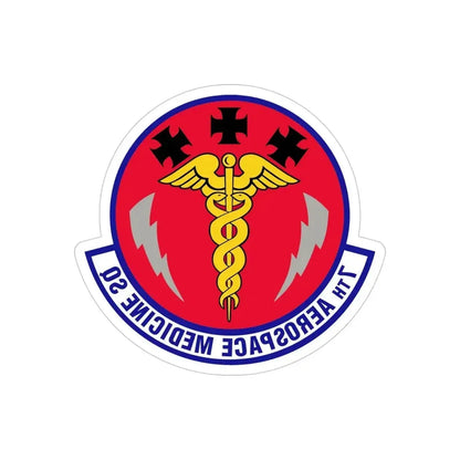 7th Aerospace Medicine Squadron (U.S. Air Force) REVERSE PRINT Transparent Die-Cut STICKER - The Sticker Space