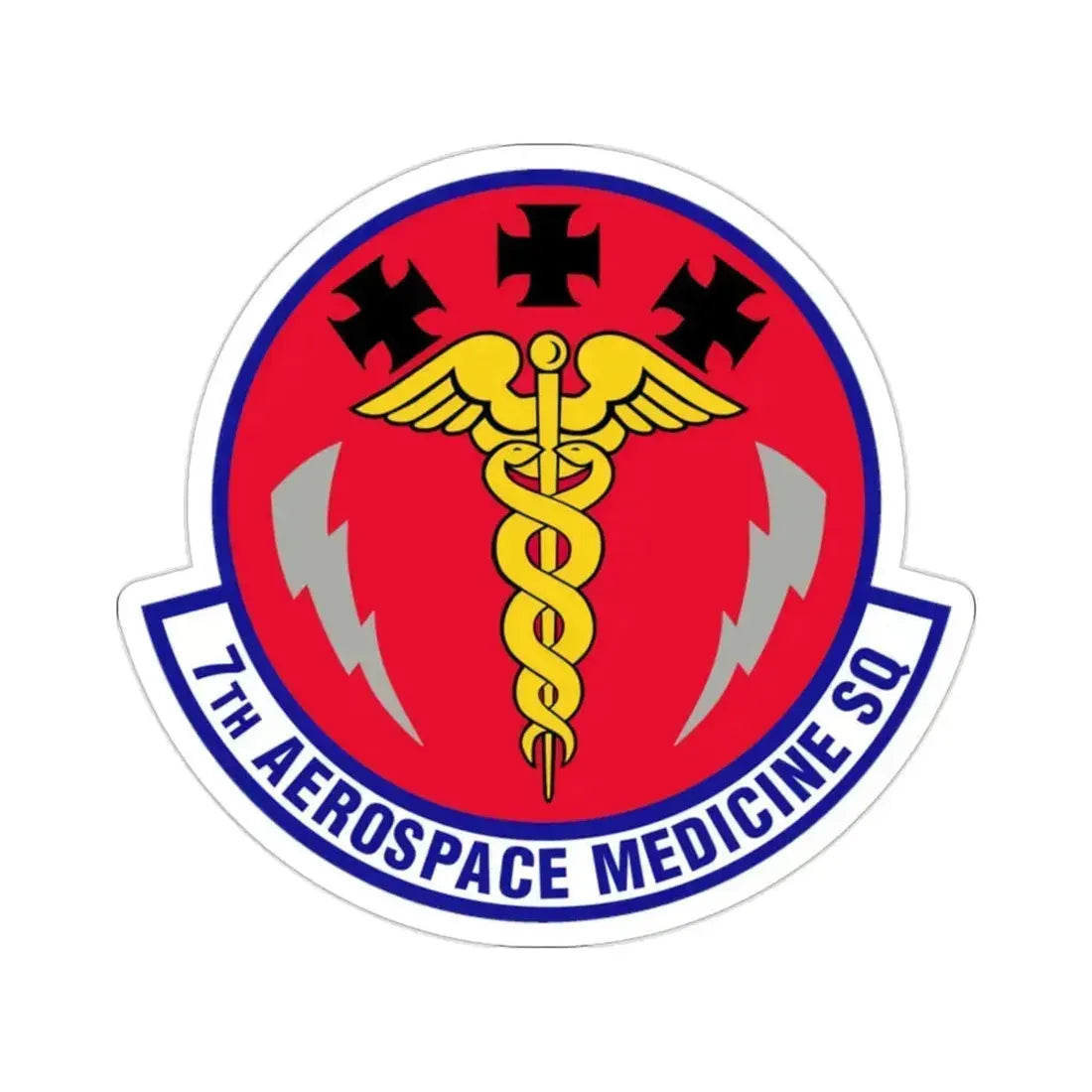 7th Aerospace Medicine Squadron (U.S. Air Force) STICKER Vinyl Die-Cut Decal 2 Inch - The Sticker Space