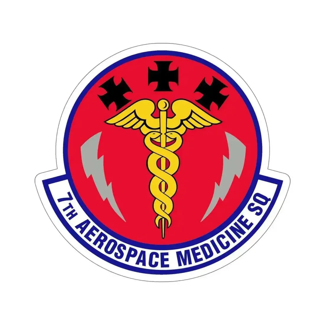 7th Aerospace Medicine Squadron (U.S. Air Force) STICKER Vinyl Die-Cut Decal 6 Inch - The Sticker Space