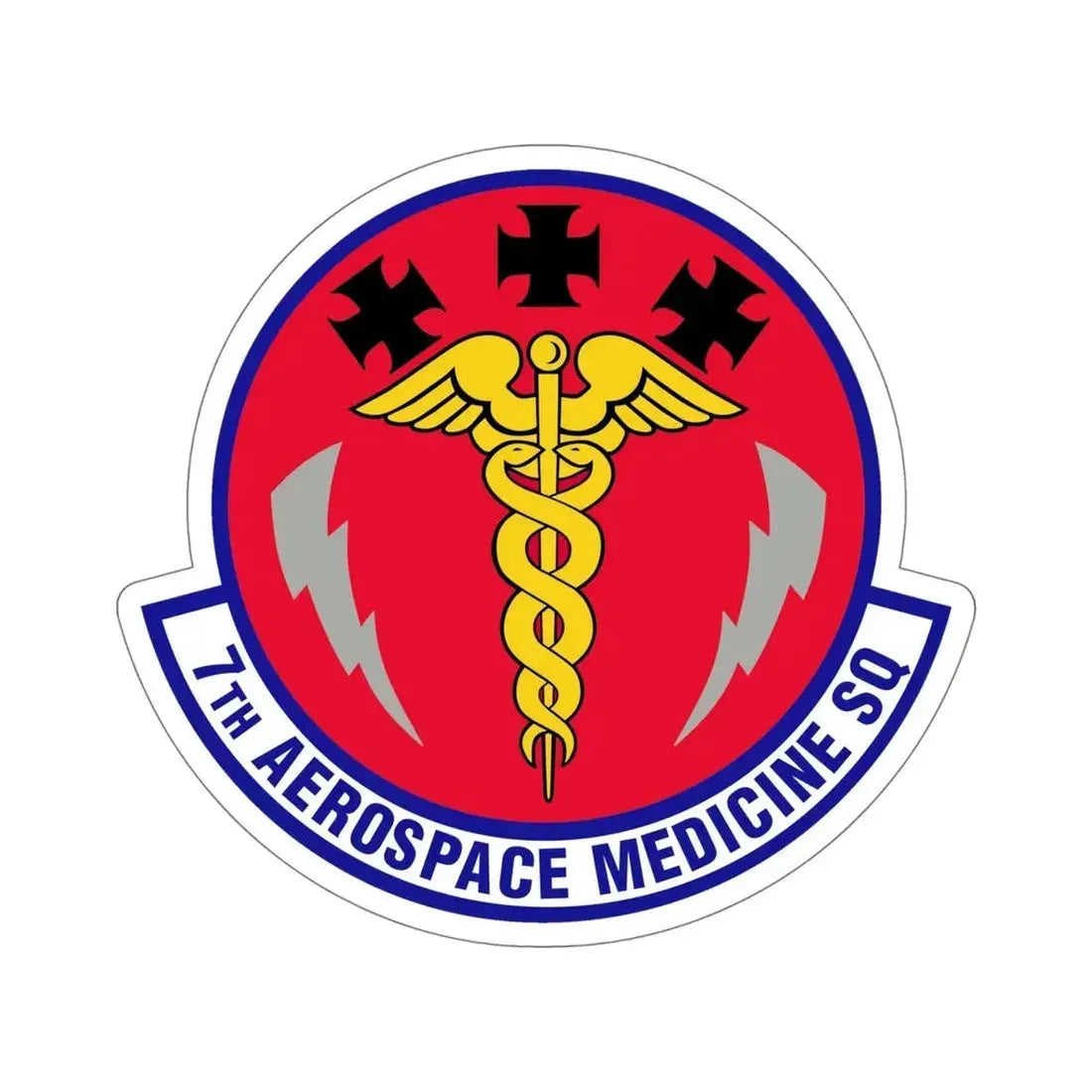 7th Aerospace Medicine Squadron (U.S. Air Force) STICKER Vinyl Die-Cut Decal - The Sticker Space