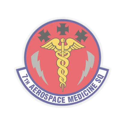 7th Aerospace Medicine Squadron (U.S. Air Force) STICKER Vinyl Kiss-Cut Decal 3 Inch Transparent - The Sticker Space