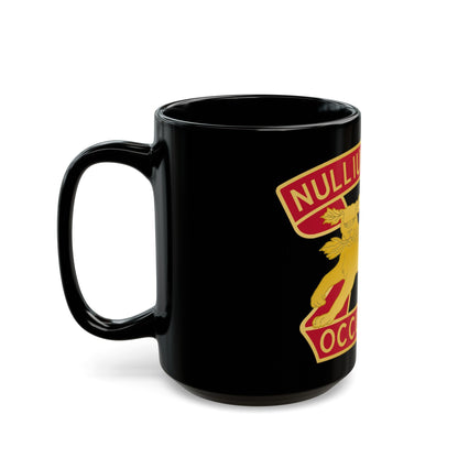 7th Air Defense Artillery Regiment (U.S. Army) Black Coffee Mug-The Sticker Space