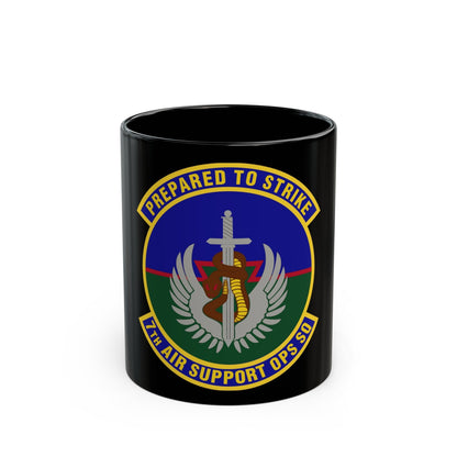 7th Air Support Operations Squadron (U.S. Air Force) Black Coffee Mug-11oz-The Sticker Space