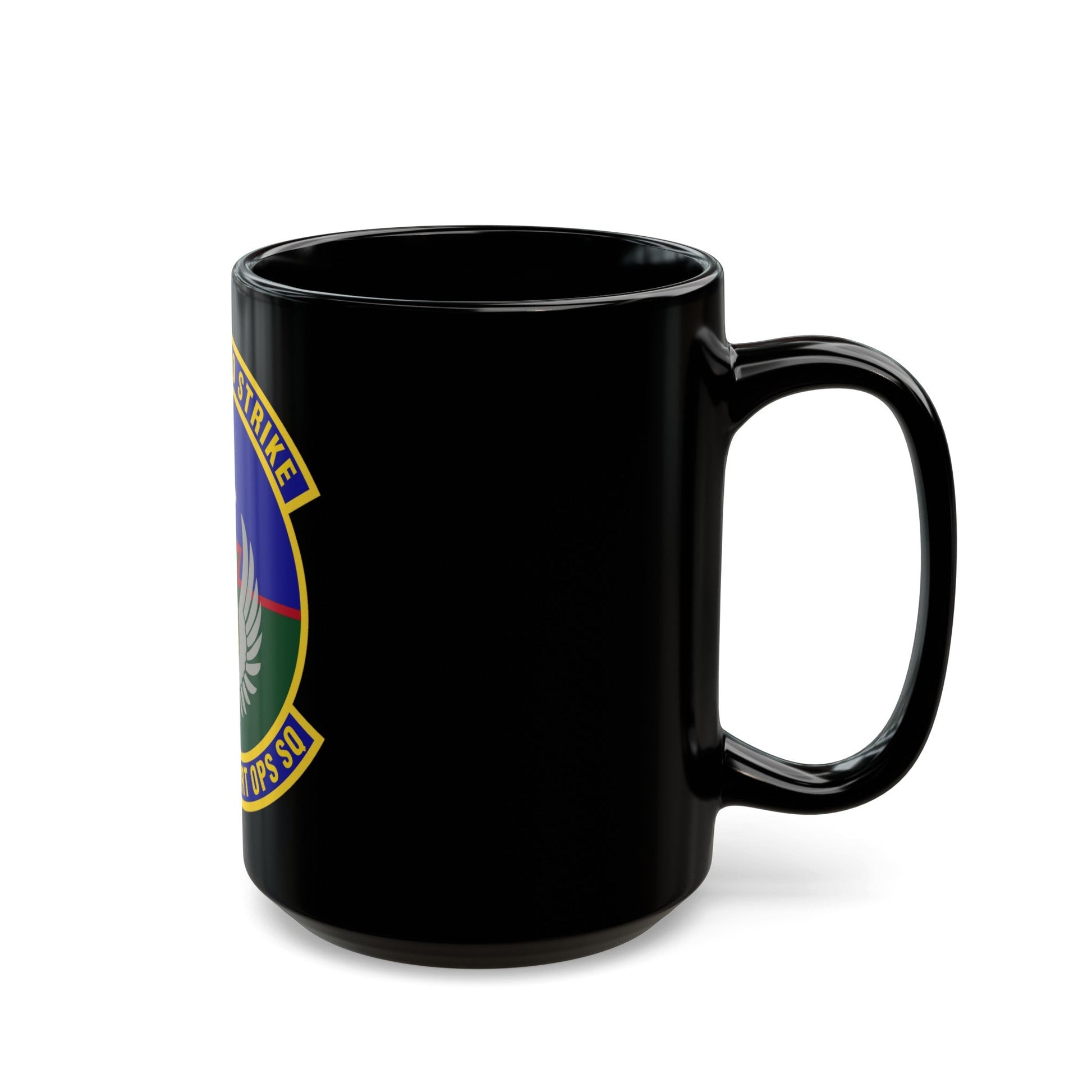 7th Air Support Operations Squadron (U.S. Air Force) Black Coffee Mug-The Sticker Space