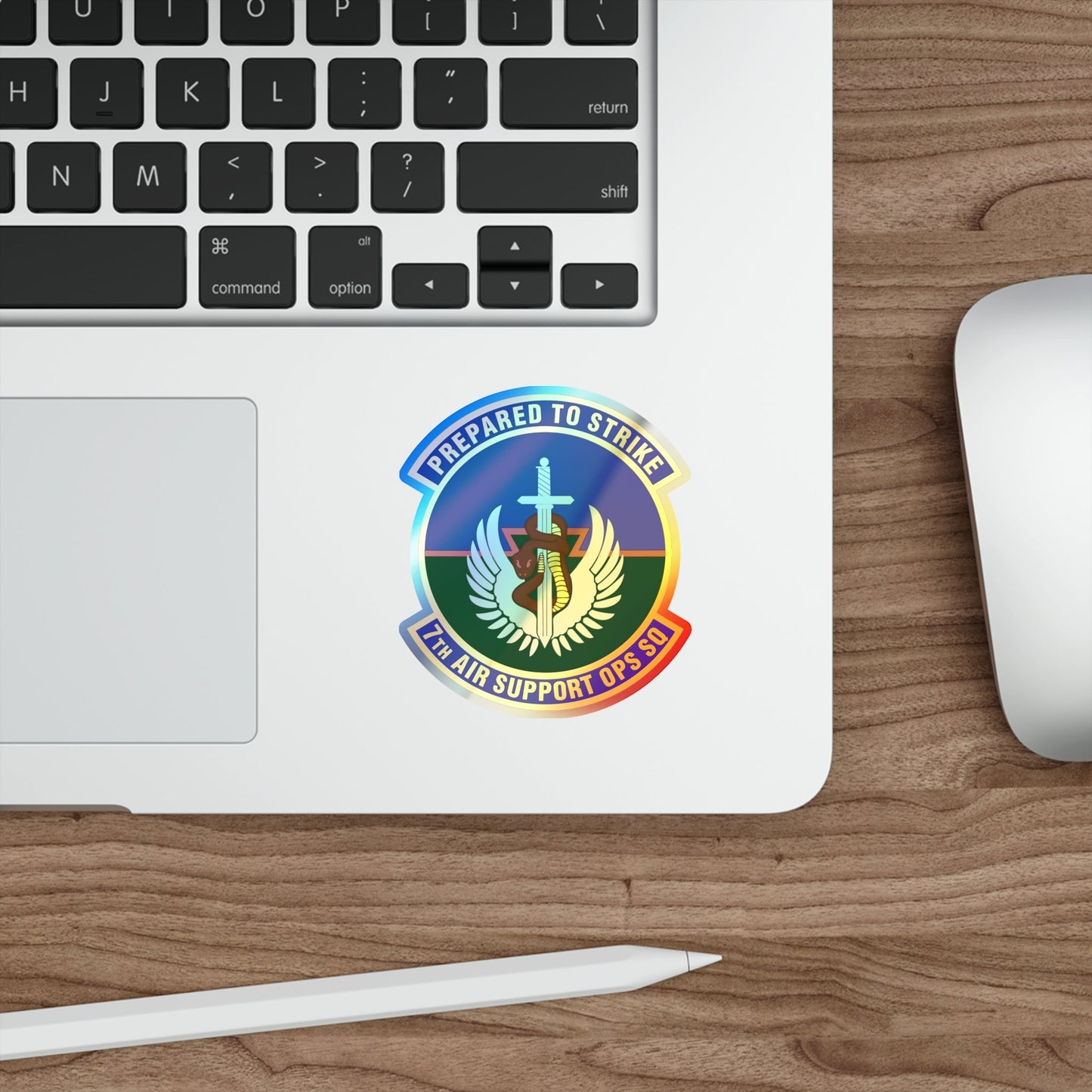 7th Air Support Operations Squadron (U.S. Air Force) Holographic STICKER Die-Cut Vinyl Decal-The Sticker Space
