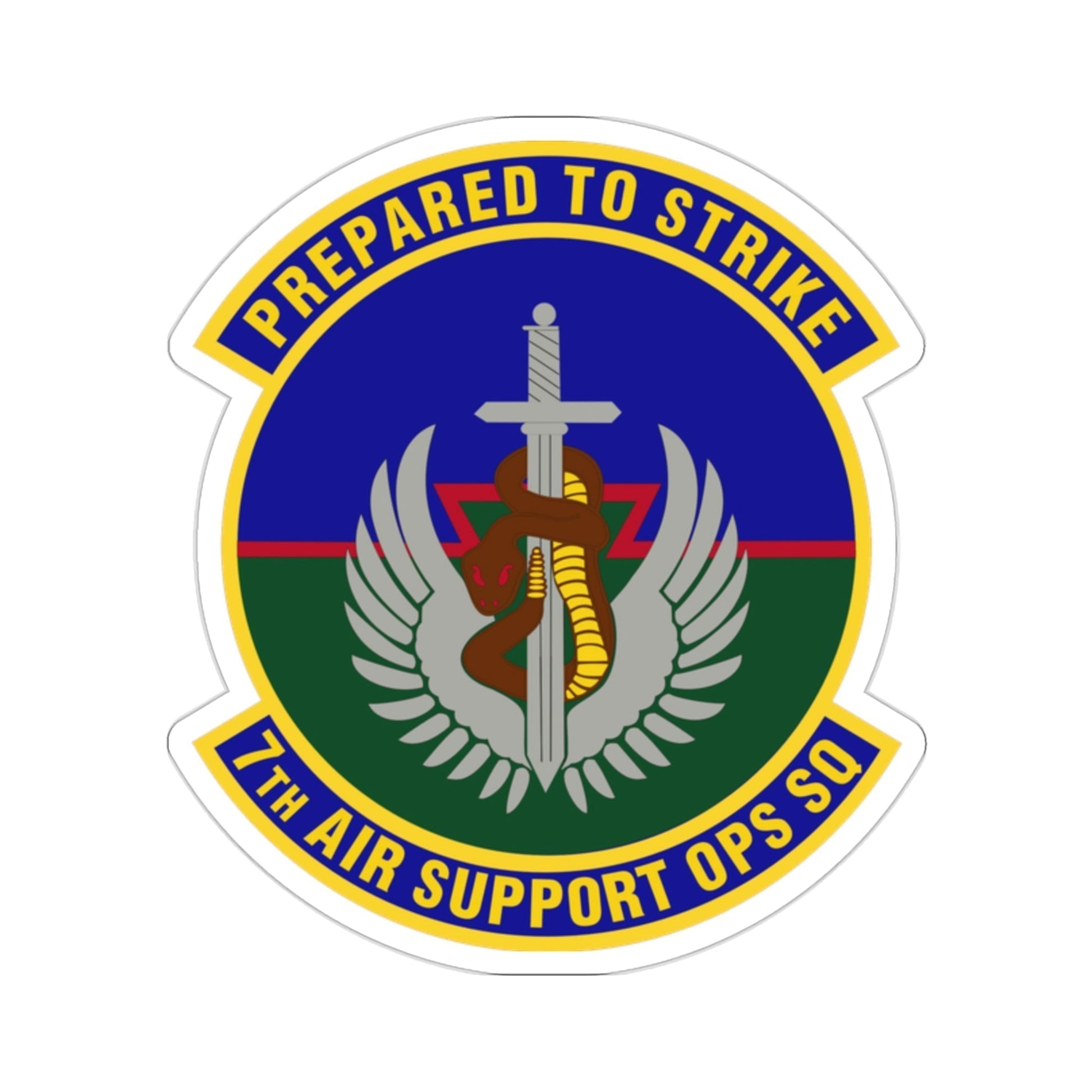 7th Air Support Operations Squadron (U.S. Air Force) STICKER Vinyl Die-Cut Decal-2 Inch-The Sticker Space