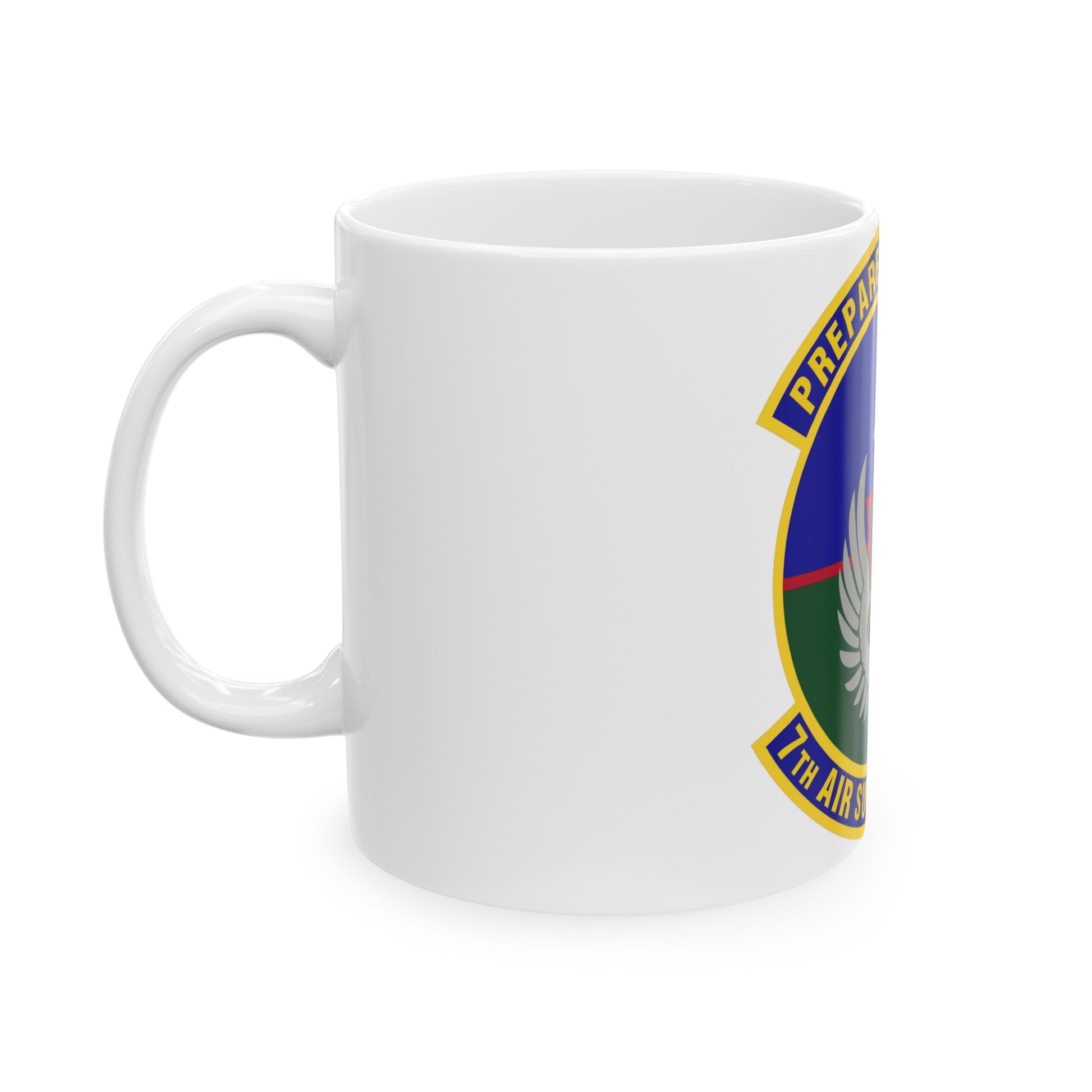 7th Air Support Operations Squadron (U.S. Air Force) White Coffee Mug-The Sticker Space