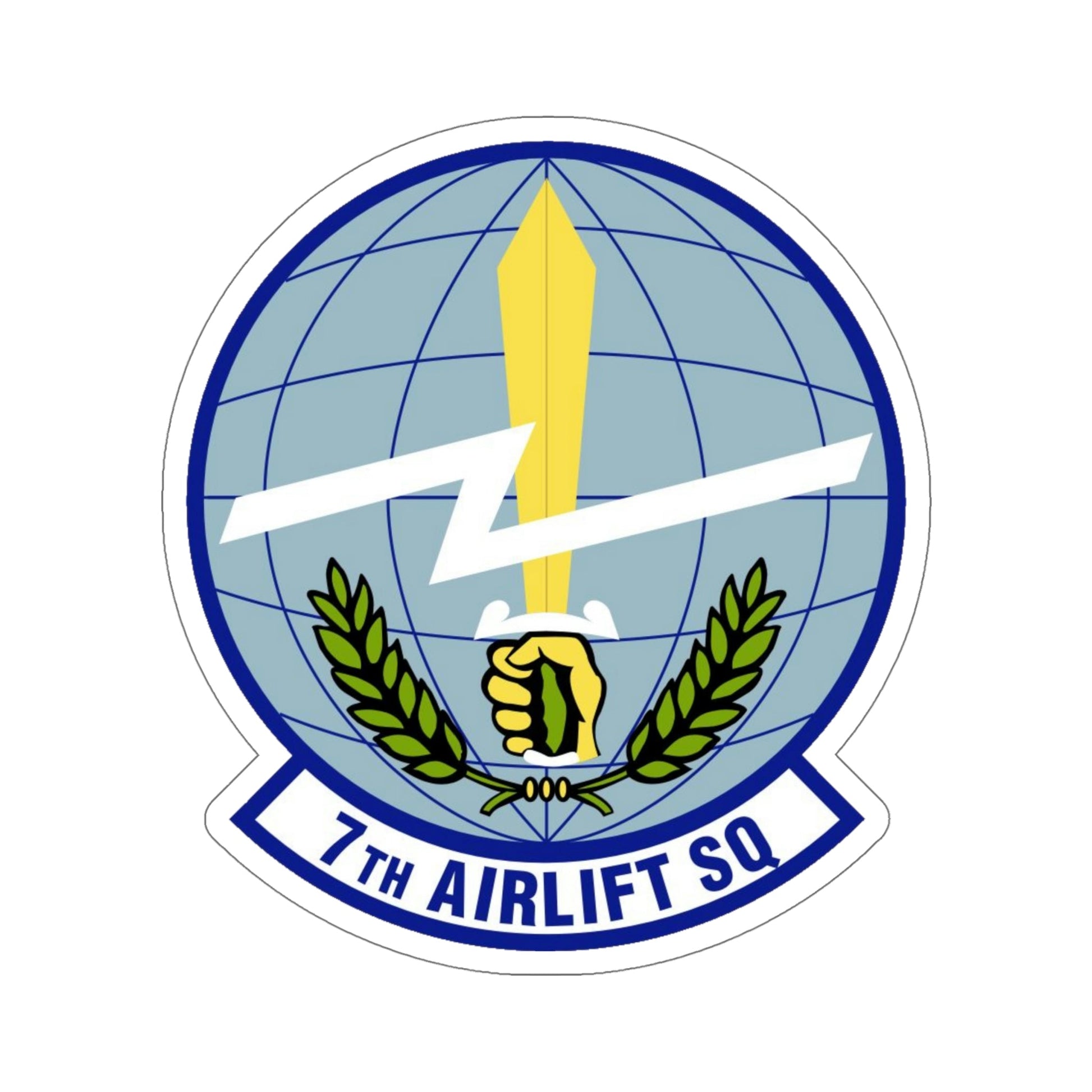 7th Airlift Squadron (U.S. Air Force) STICKER Vinyl Die-Cut Decal-6 Inch-The Sticker Space