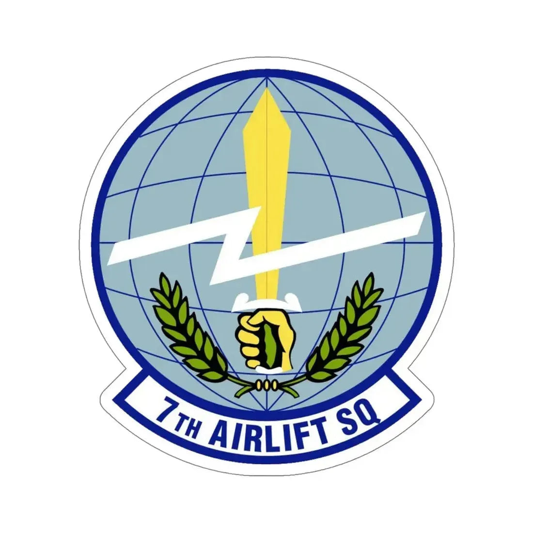 7th Airlift Squadron (U.S. Air Force) STICKER Vinyl Die-Cut Decal - The Sticker Space