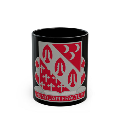 7th Artillery Regiment (U.S. Army) Black Coffee Mug-11oz-The Sticker Space