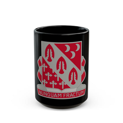 7th Artillery Regiment (U.S. Army) Black Coffee Mug-15oz-The Sticker Space