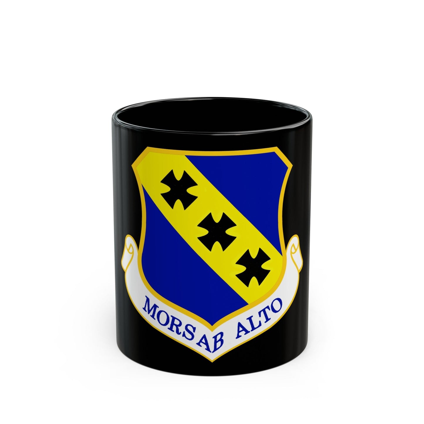 7th Bomb Wing (U.S. Air Force) Black Coffee Mug-11oz-The Sticker Space