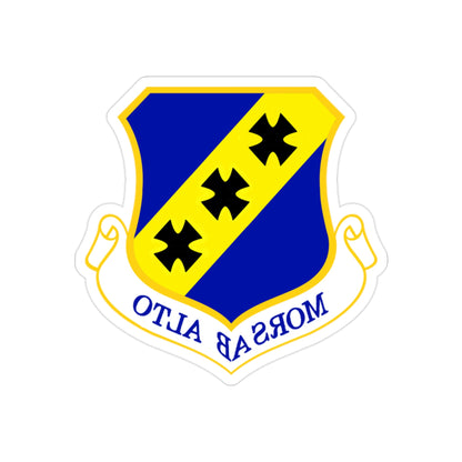 7th Bomb Wing (U.S. Air Force) REVERSE PRINT Transparent STICKER-2" × 2"-The Sticker Space