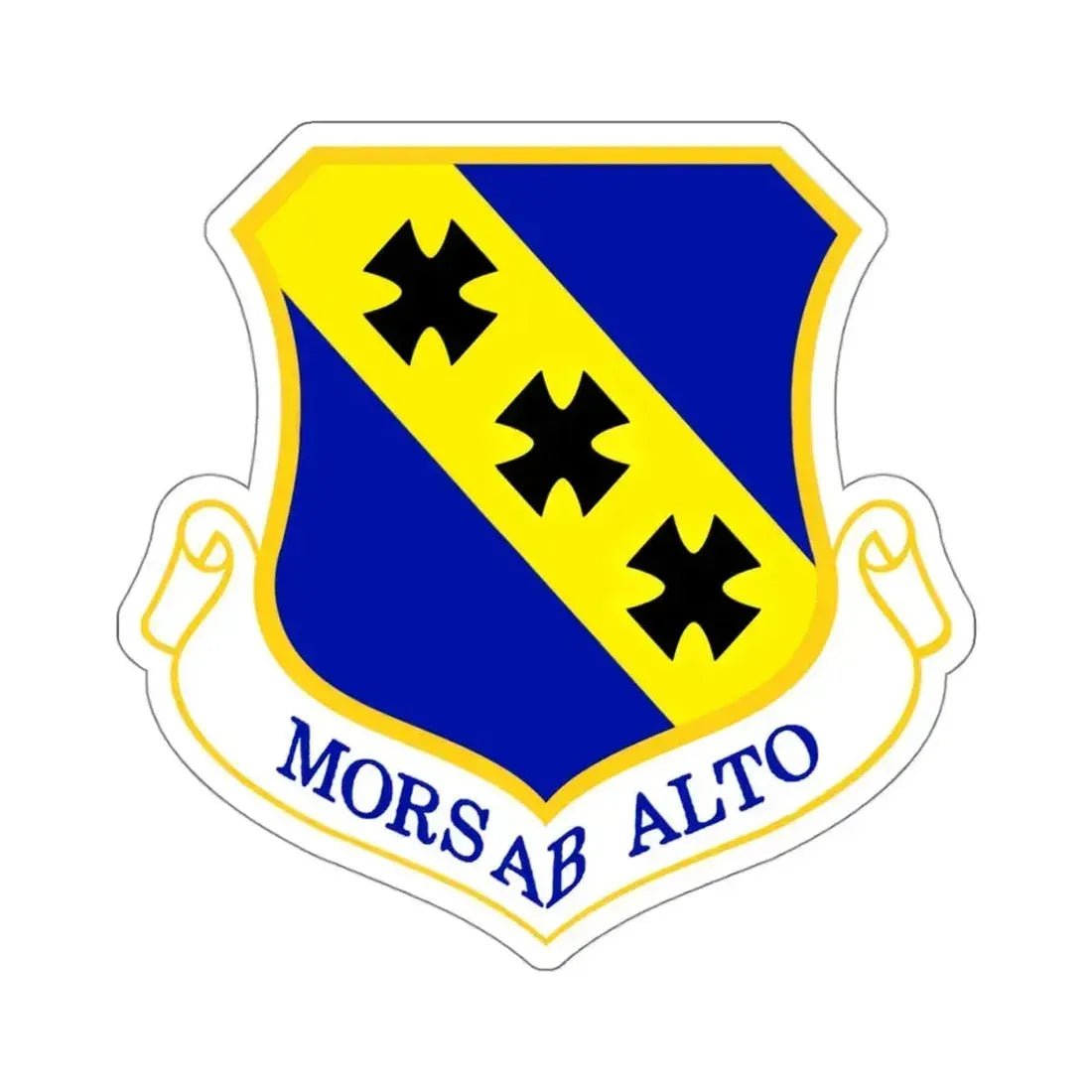 7th Bomb Wing (U.S. Air Force) STICKER Vinyl Kiss-Cut Decal 4 Inch White - The Sticker Space