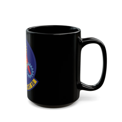 7th Equipment Maintenance Squadron (U.S. Air Force) Black Coffee Mug-The Sticker Space