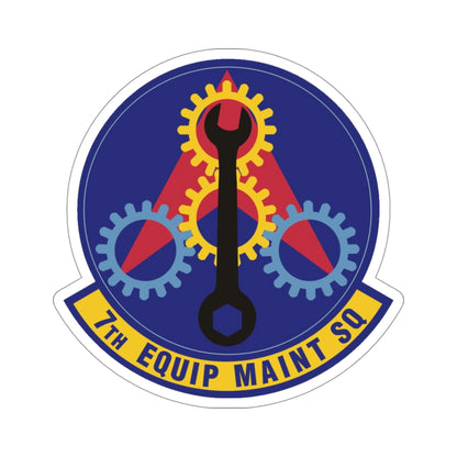 7th Equipment Maintenance Squadron (U.S. Air Force) STICKER Vinyl Die-Cut Decal-4 Inch-The Sticker Space