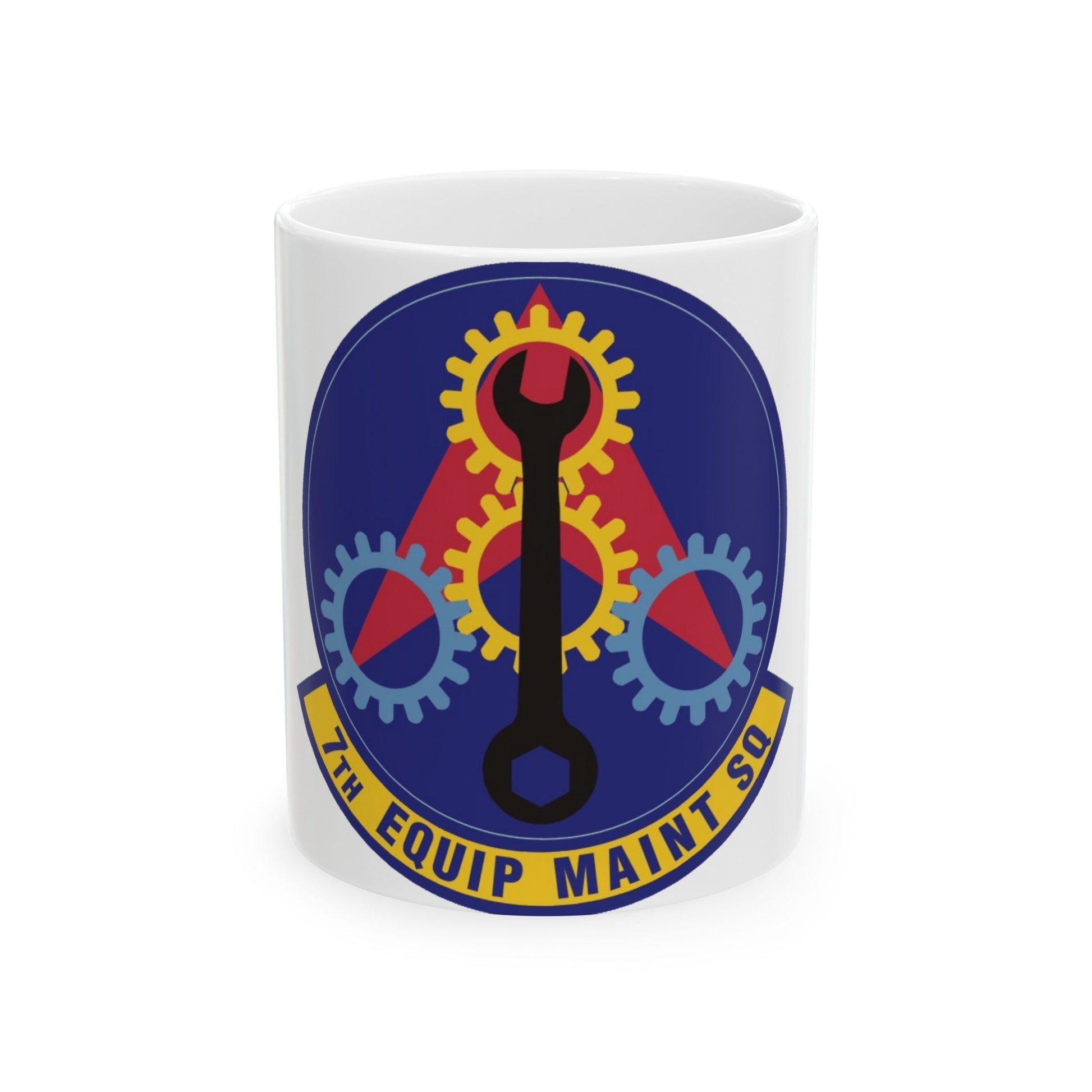 7th Equipment Maintenance Squadron (U.S. Air Force) White Coffee Mug-11oz-The Sticker Space