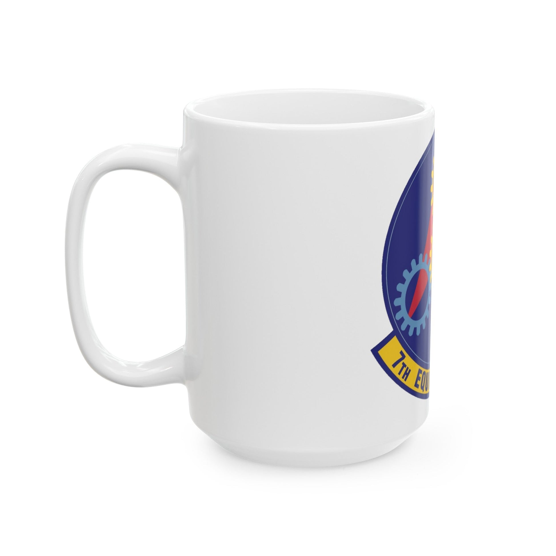 7th Equipment Maintenance Squadron (U.S. Air Force) White Coffee Mug-The Sticker Space