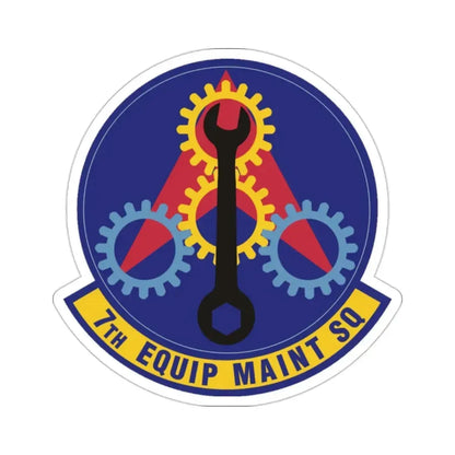 7th Equipment Maintenance Squadron (U.S. Air Force) STICKER Vinyl Die-Cut Decal - The Sticker Space