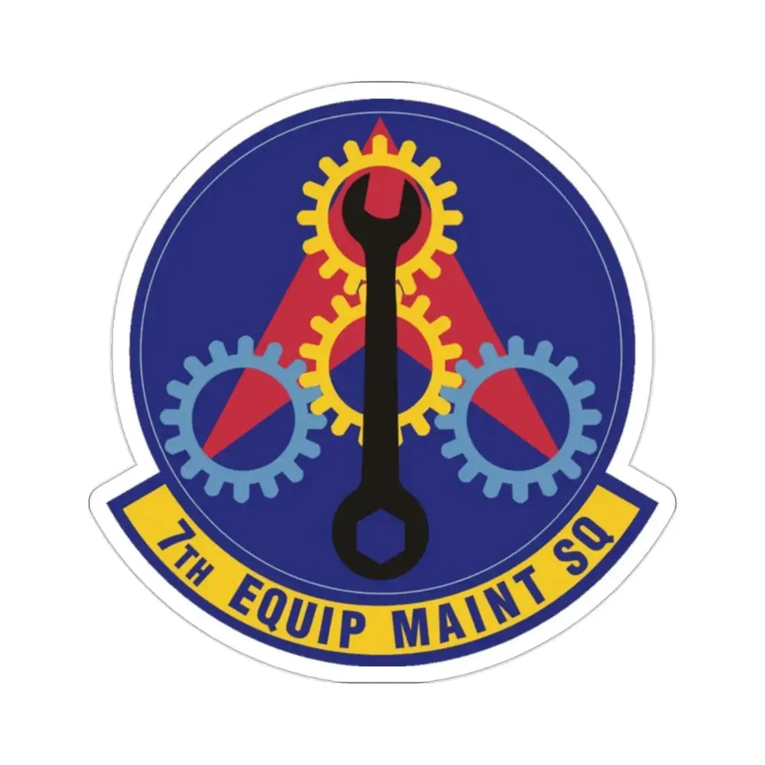 7th Equipment Maintenance Squadron (U.S. Air Force) STICKER Vinyl Die-Cut Decal - The Sticker Space