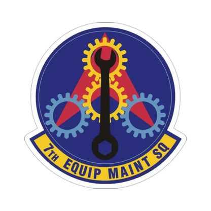 7th Equipment Maintenance Squadron (U.S. Air Force) STICKER Vinyl Die-Cut Decal - The Sticker Space