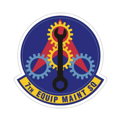 7th Equipment Maintenance Squadron (U.S. Air Force) STICKER Vinyl Die-Cut Decal - The Sticker Space