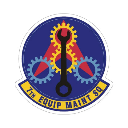 7th Equipment Maintenance Squadron (U.S. Air Force) STICKER Vinyl Die-Cut Decal - The Sticker Space