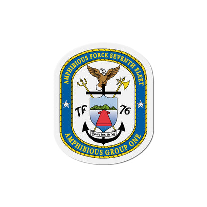 7th Fleet Amphibious Force (U.S. Navy) Die-Cut Magnet-6 × 6"-The Sticker Space