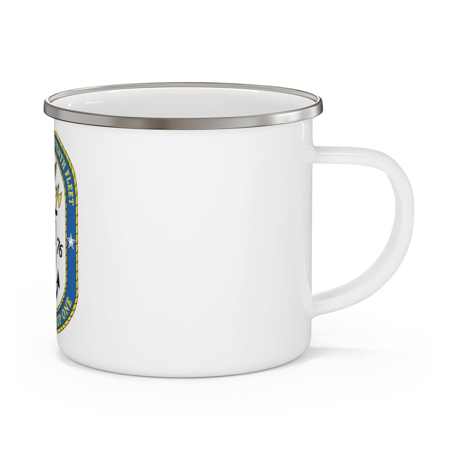 7th Fleet Amphibious Force (U.S. Navy) Enamel Mug 12oz-12oz-The Sticker Space