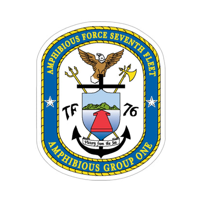 7th Fleet Amphibious Force (U.S. Navy) STICKER Vinyl Die-Cut Decal-3 Inch-The Sticker Space