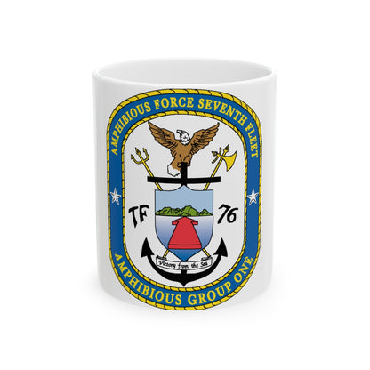 7th Fleet Amphibious Force (U.S. Navy) White Coffee Mug-11oz-The Sticker Space