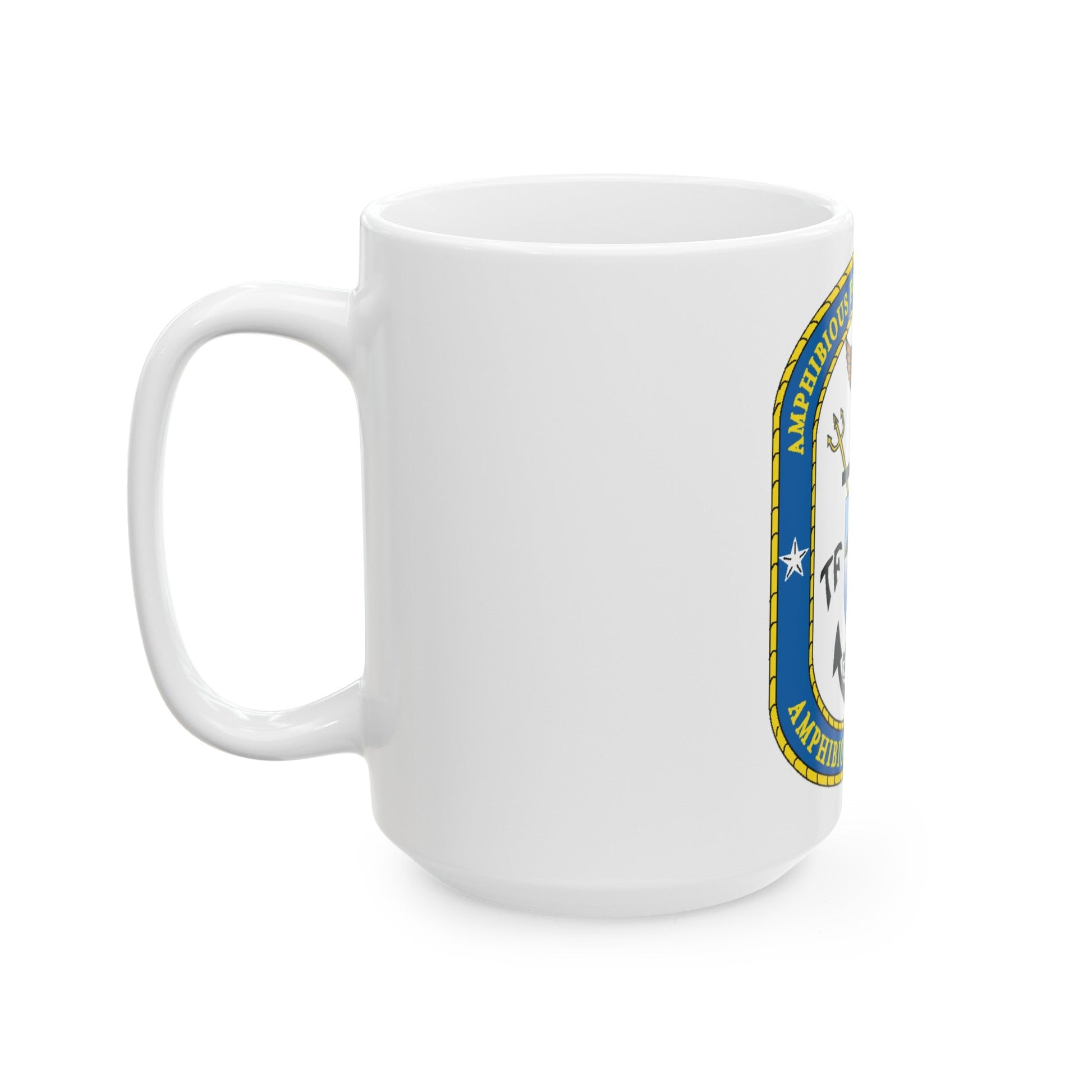 7th Fleet Amphibious Force (U.S. Navy) White Coffee Mug-The Sticker Space