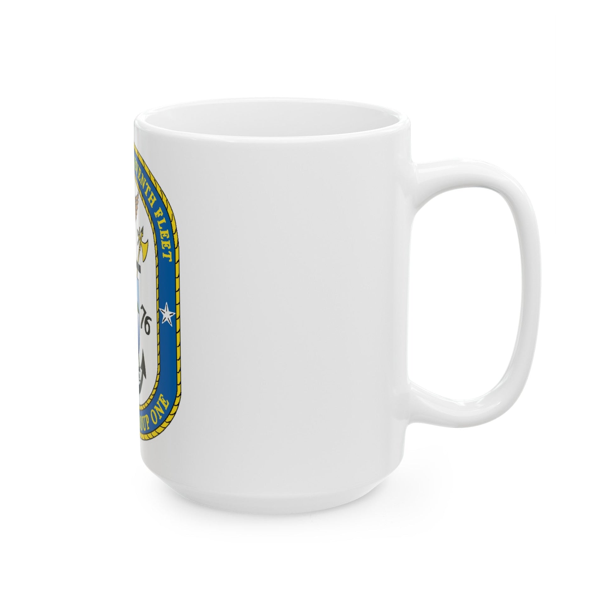 7th Fleet Amphibious Force (U.S. Navy) White Coffee Mug-The Sticker Space