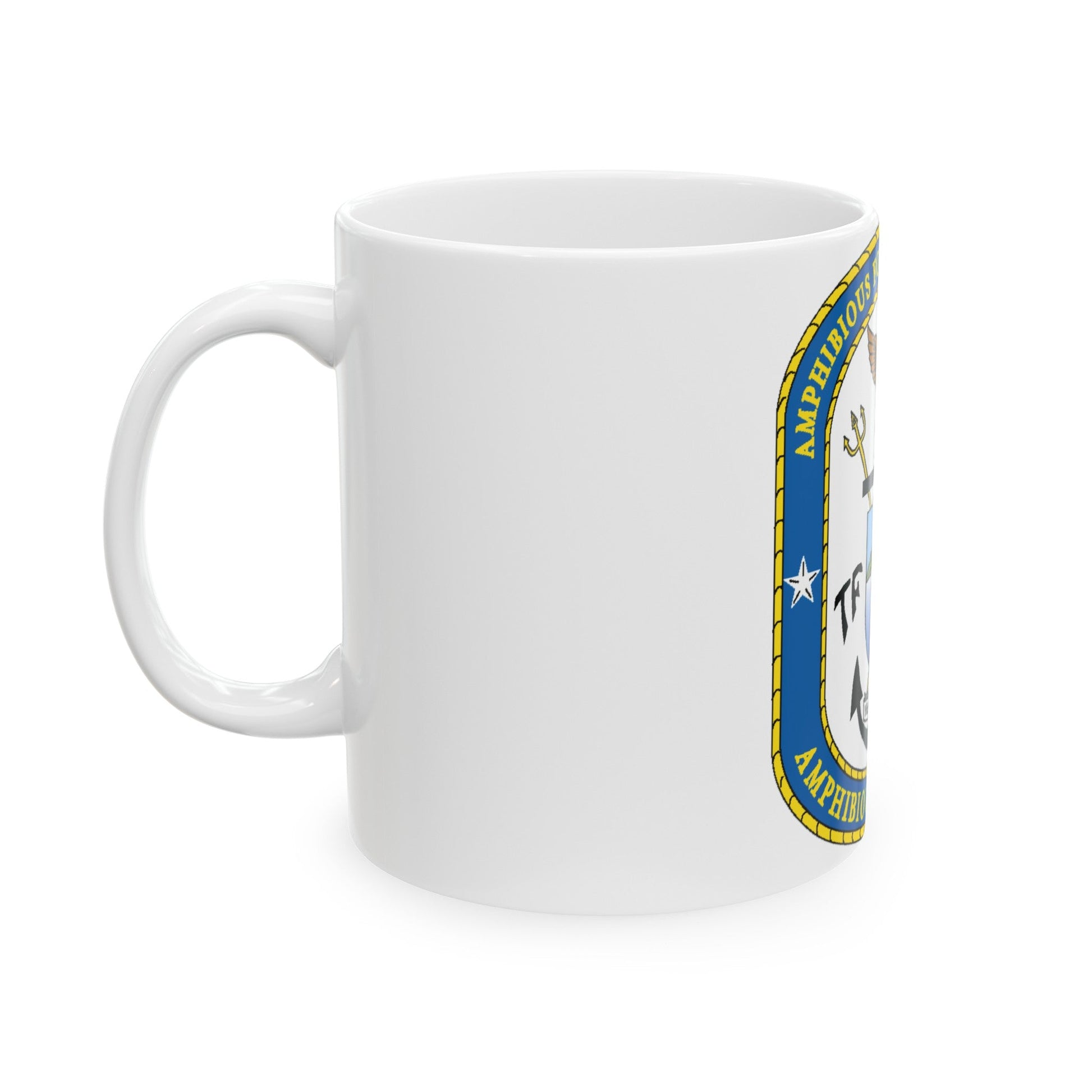 7th Fleet Amphibious Force (U.S. Navy) White Coffee Mug-The Sticker Space