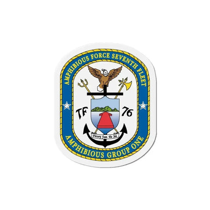 7th Fleet Amphibious Force (U.S. Navy) Refrigerator Magnet 5 Inch - The Sticker Space