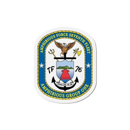 7th Fleet Amphibious Force (U.S. Navy) Refrigerator Magnet 6 Inch - The Sticker Space