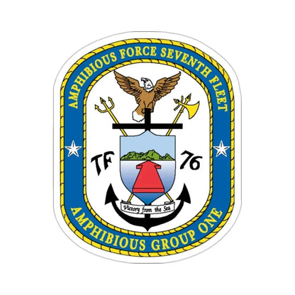 7th Fleet Amphibious Force (U.S. Navy) STICKER Vinyl Die-Cut Decal - The Sticker Space