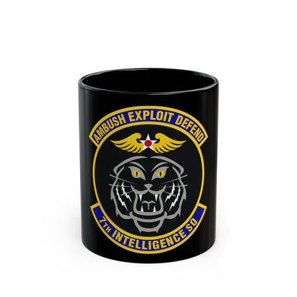 7th Intelligence Squadron (U.S. Air Force) Black Coffee Mug-11oz-The Sticker Space