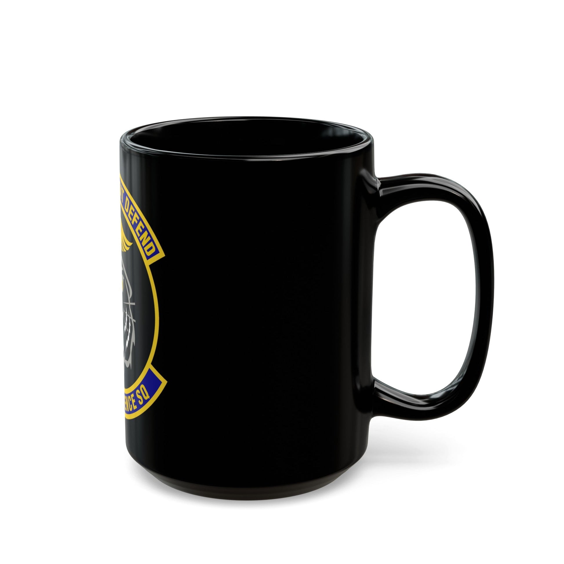 7th Intelligence Squadron (U.S. Air Force) Black Coffee Mug-The Sticker Space