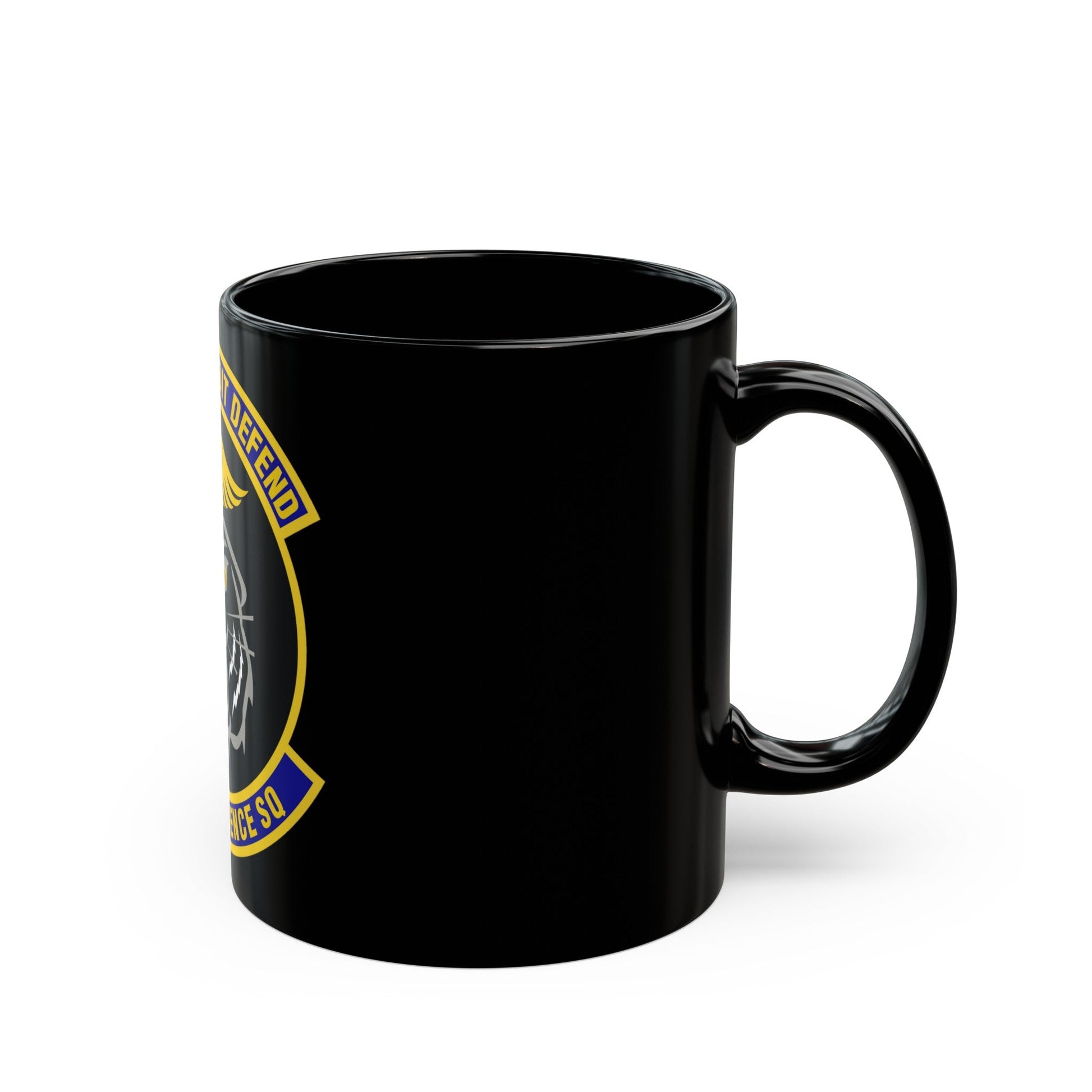 7th Intelligence Squadron (U.S. Air Force) Black Coffee Mug-The Sticker Space