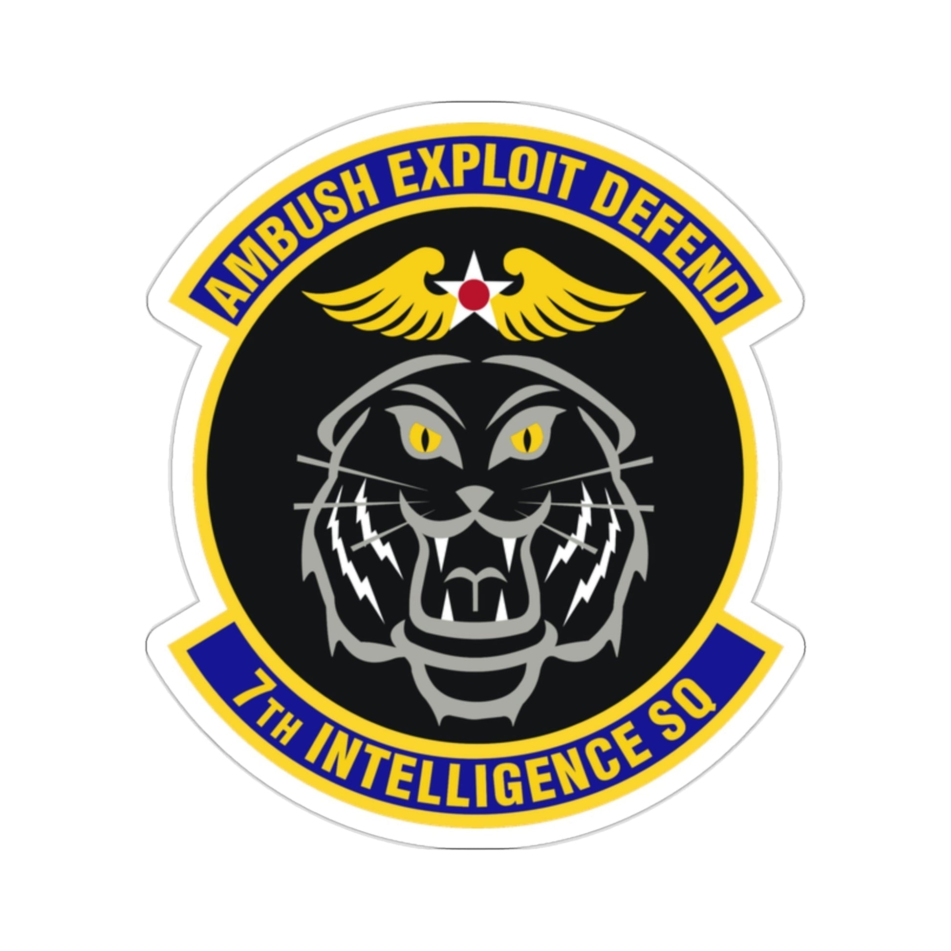 7th Intelligence Squadron (U.S. Air Force) STICKER Vinyl Die-Cut Decal-2 Inch-The Sticker Space