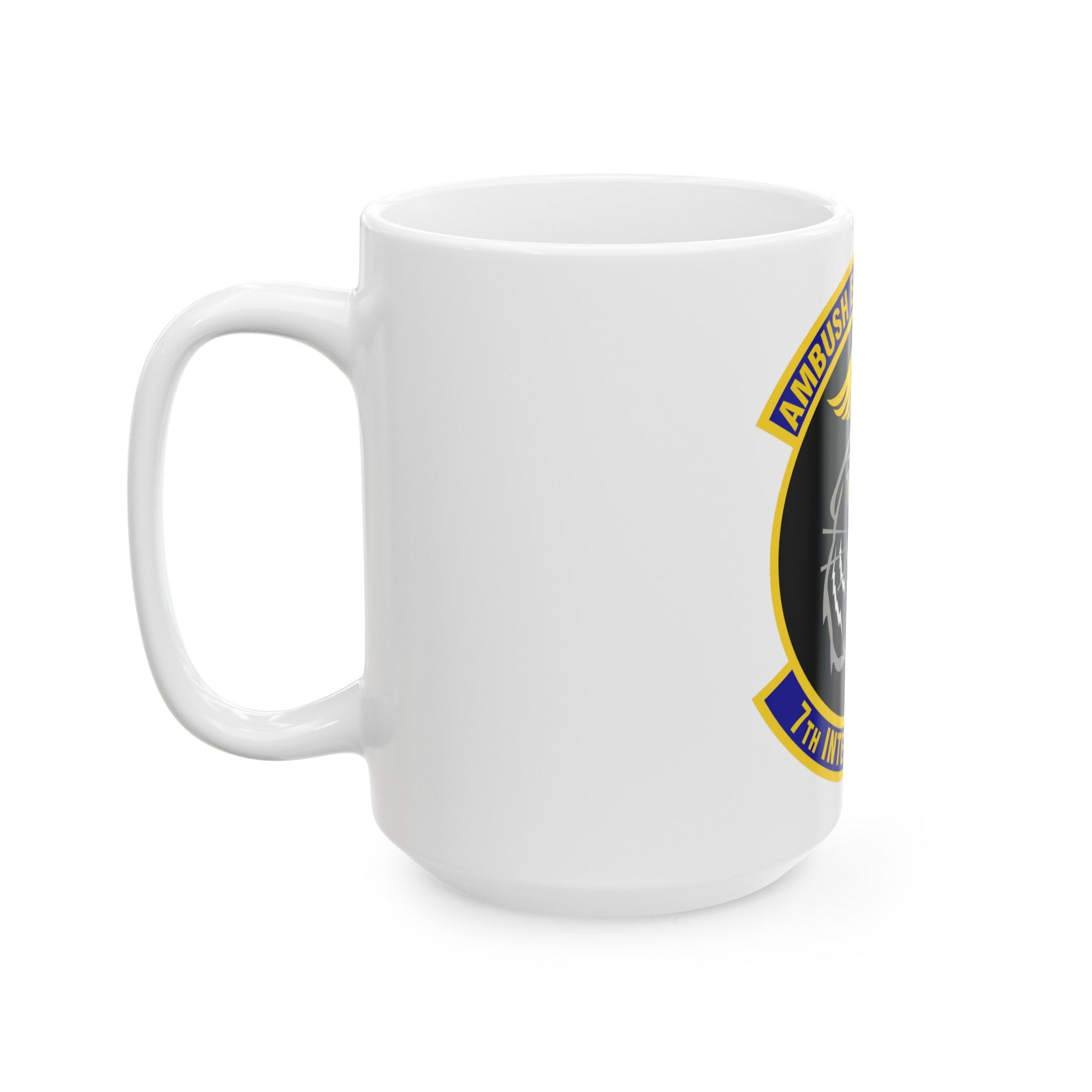 7th Intelligence Squadron (U.S. Air Force) White Coffee Mug-The Sticker Space