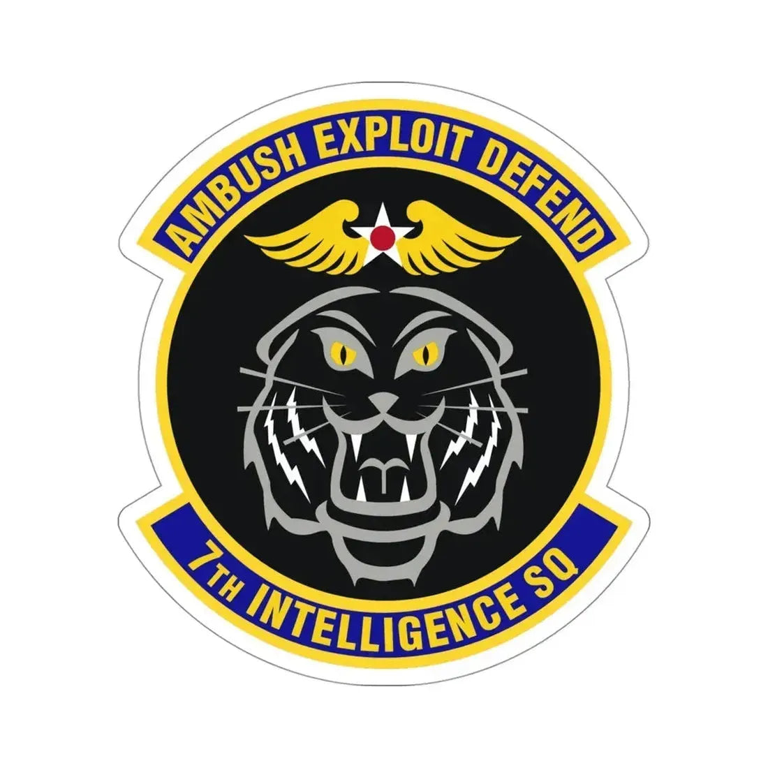 7th Intelligence Squadron (U.S. Air Force) STICKER Vinyl Die-Cut Decal - The Sticker Space