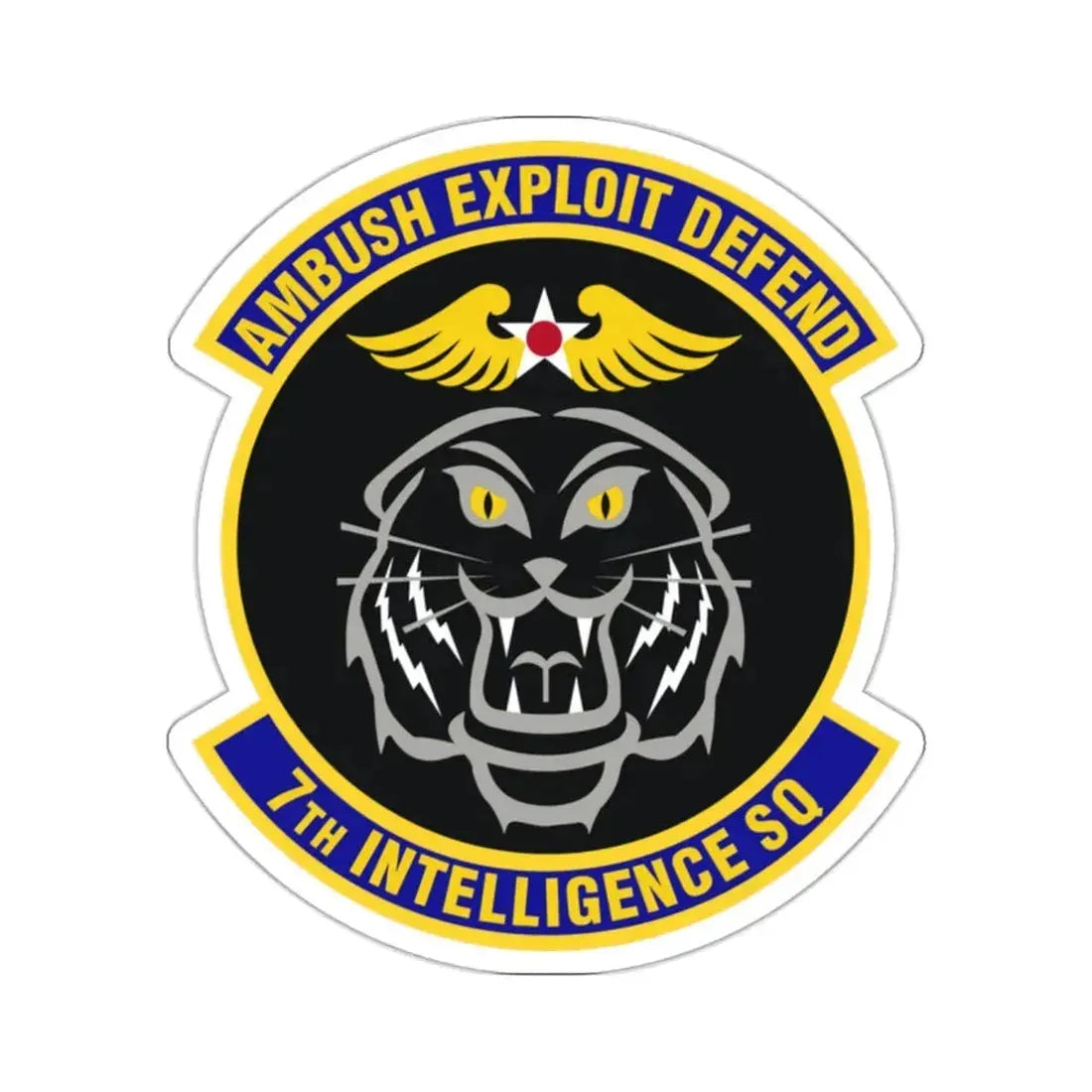 7th Intelligence Squadron (U.S. Air Force) STICKER Vinyl Kiss-Cut Decal - The Sticker Space