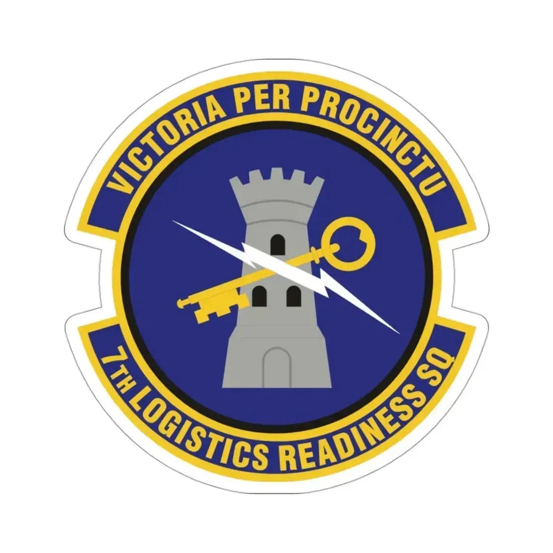 7th Logistics Readiness Squadron (U.S. Air Force) STICKER Vinyl Die-Cut Decal 3 Inch - The Sticker Space
