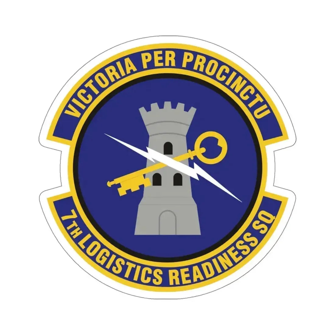 7th Logistics Readiness Squadron (U.S. Air Force) STICKER Vinyl Die-Cut Decal 5 Inch - The Sticker Space