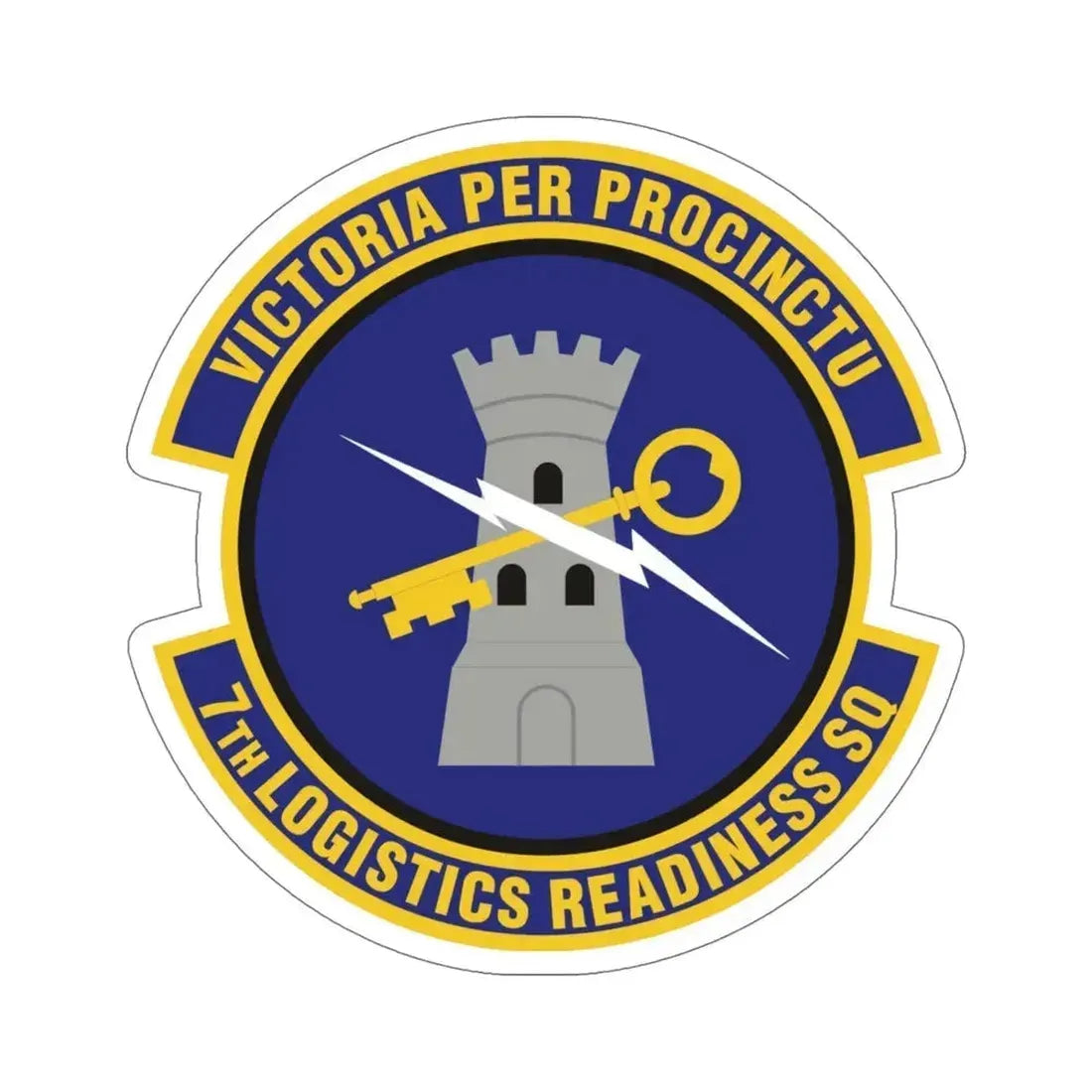 7th Logistics Readiness Squadron (U.S. Air Force) STICKER Vinyl Die-Cut Decal 6 Inch - The Sticker Space