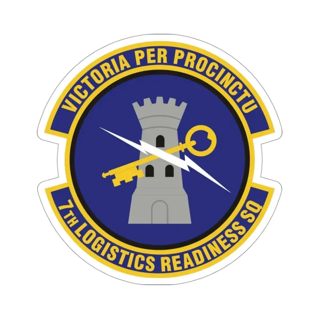 7th Logistics Readiness Squadron (U.S. Air Force) STICKER Vinyl Die-Cut Decal - The Sticker Space